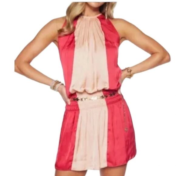 RAMY BROOK Striped Knee-Length Dress Size M NWT - Picture 1 of 7